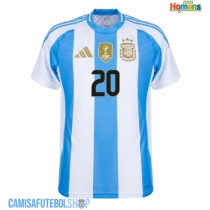 Camisa de time de futebol Argentina Alexis Mac Allister #20 Replicas 1º Equipamento Copa America 2024 Manga Curta
